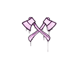 Artwork for Sealed Graffiti | X-Axes (Bazooka Pink)
