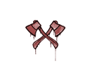 Artwork for Sealed Graffiti | X-Axes (Blood Red)