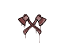 Artwork for Sealed Graffiti | X-Axes (Brick Red)