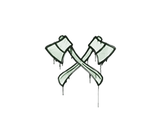 Artwork for Sealed Graffiti | X-Axes (Cash Green)