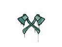 Artwork for Sealed Graffiti | X-Axes (Frog Green)