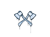 Artwork for Sealed Graffiti | X-Axes (Monarch Blue)