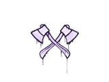 Artwork for Sealed Graffiti | X-Axes (Monster Purple)