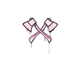 Artwork for Sealed Graffiti | X-Axes (Princess Pink)