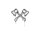 Artwork for Sealed Graffiti | X-Axes (Shark White)