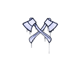 Artwork for Sealed Graffiti | X-Axes (SWAT Blue)