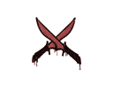 Artwork for Sealed Graffiti | X-Knives (Blood Red)