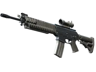 SG 553 | Damascus Steel
