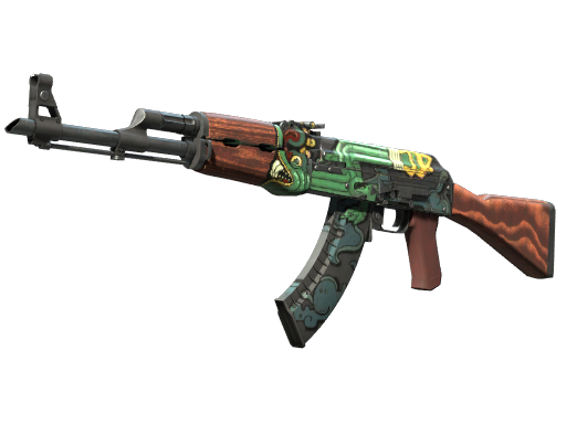 Souvenir AK-47 | Fire Serpent (Well-Worn)
