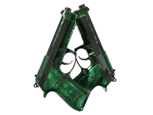 Dual Berettas | Polished Malachite
