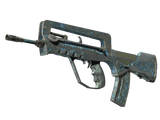 Artwork for [BS] SV FAMAS | Cyanospatter