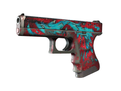 Souvenir Glock-18 | Water Elemental (Battle-Scarred)
