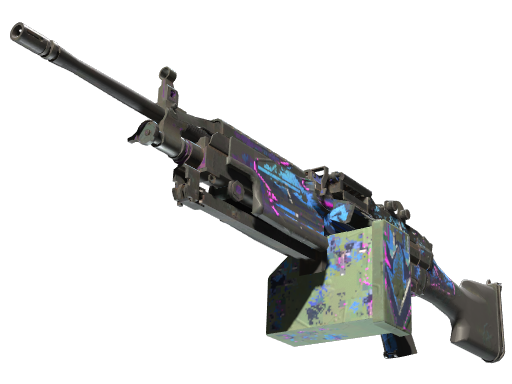 Souvenir M249 | Downtown (Battle-Scarred)