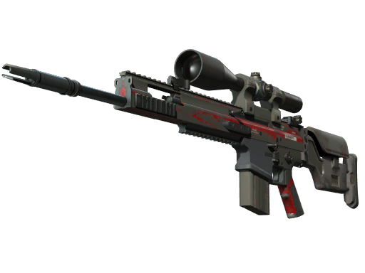 Souvenir SCAR-20 | Crimson Web (Battle-Scarred)