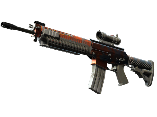 Souvenir SG 553 | Danger Close (Battle-Scarred)