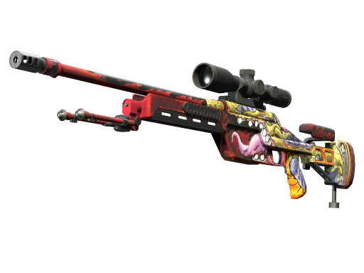 Souvenir SSG 08 | Bloodshot (Minimal Wear)