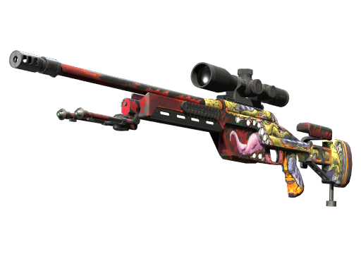 Souvenir SSG 08 | Bloodshot (Well-Worn)