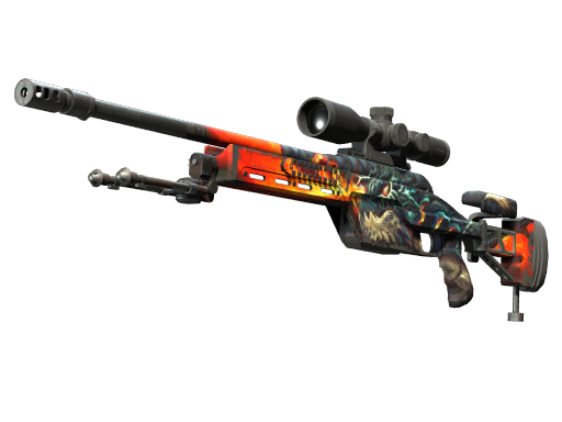 SSG 08 | Dragonfire (Well-Worn)
