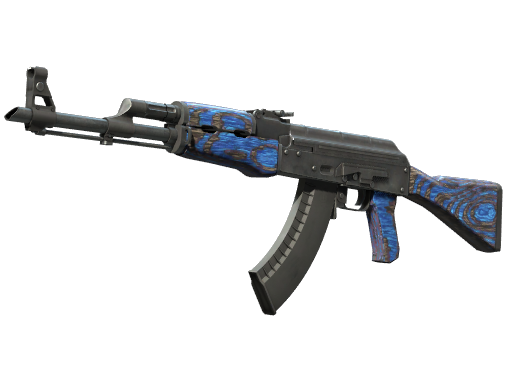 StatTrak™ AK-47 | Blue Laminate (Well-Worn)