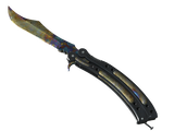 Artwork for [BS] ST Butterfly Knife | Case Hardened