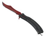Artwork for [FT] ST Butterfly Knife | Crimson Web