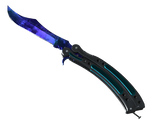 Artwork for [FN] ST Butterfly Knife | Doppler