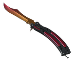 Artwork for [FN] ST Butterfly Knife | Fade