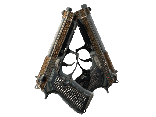 StatTrak™ Dual Berettas | Tread (Field-Tested)