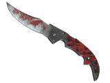 Artwork for [BS] ST Falchion Knife | Crimson Web
