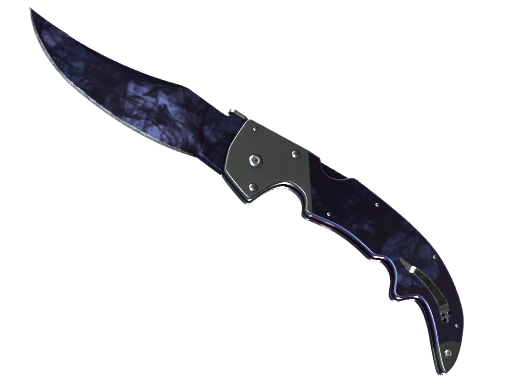 ★ StatTrak™ Falchion Knife | Doppler (Minimal Wear) - Black Pearl