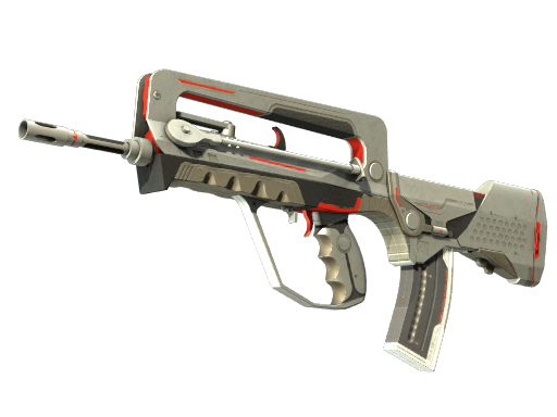 StatTrak™ FAMAS | Mecha Industries (Well-Worn)