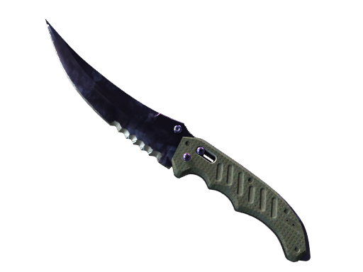 ★ StatTrak™ Flip Knife | Doppler (Minimal Wear) - Black Pearl
