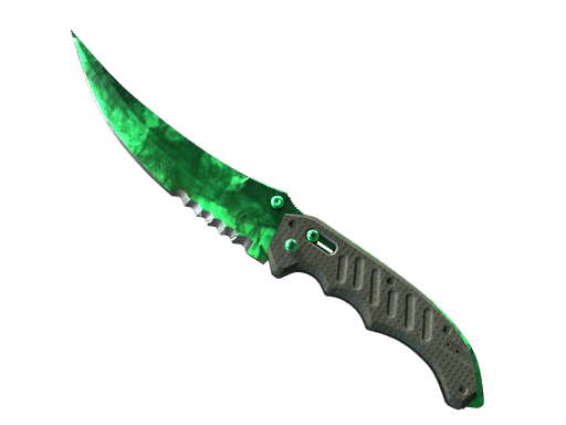★ StatTrak™ Flip Knife | Gamma Doppler (Factory New) - Emerald