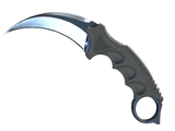 Artwork for [MW] ST Karambit | Blue Steel