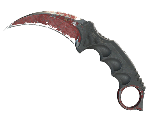 ★ StatTrak™ Karambit | Crimson Web (Battle-Scarred)