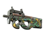 StatTrak™ P90 | Emerald Dragon (Factory New)