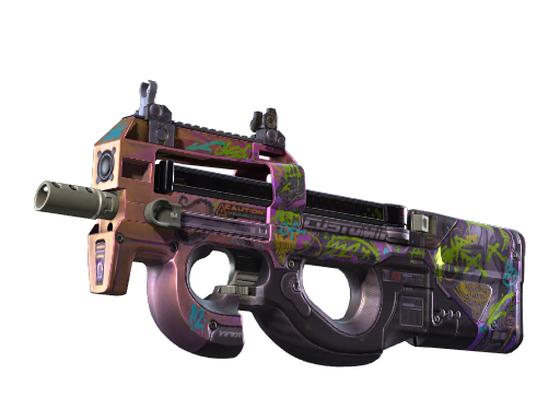 StatTrak™ P90 | Neoqueen (Well-Worn)