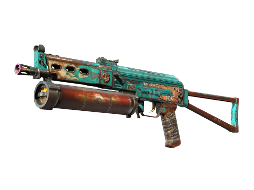 StatTrak™ PP-Bizon | Embargo (Well-Worn)