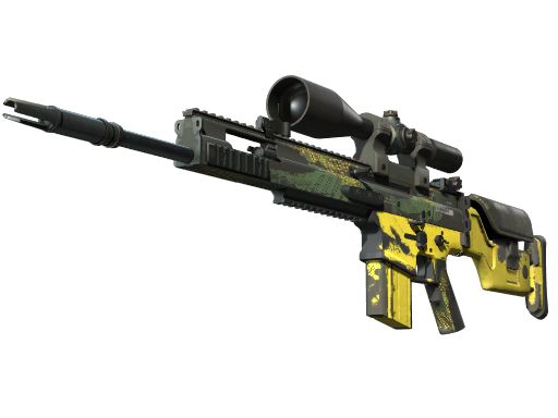 StatTrak™ SCAR-20 | Jungle Slipstream (Well-Worn)