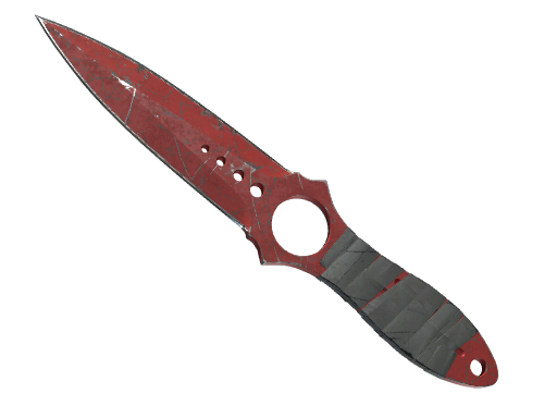 ★ StatTrak™ Skeleton Knife | Crimson Web (Battle-Scarred)