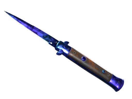Stiletto Knife | Doppler - Sapphire