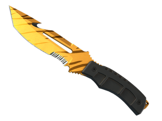★ StatTrak™ Survival Knife | Tiger Tooth (Factory New)