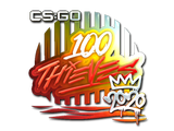 Artwork for Sticker | 100 Thieves (Foil) | 2020 RMR