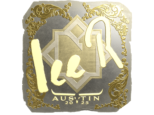 Sticker | 1eeR (Gold) | Austin 2025