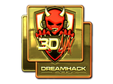 Artwork for Sticker | 3DMAX (Gold) | DreamHack 2014