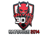 Artwork for Sticker | 3DMAX | Katowice 2014