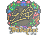 Sticker | 910 (Embroidered) | Budapest 2025
