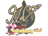 Artwork for Sticker | 910 (Glitter) | Shanghai 2024