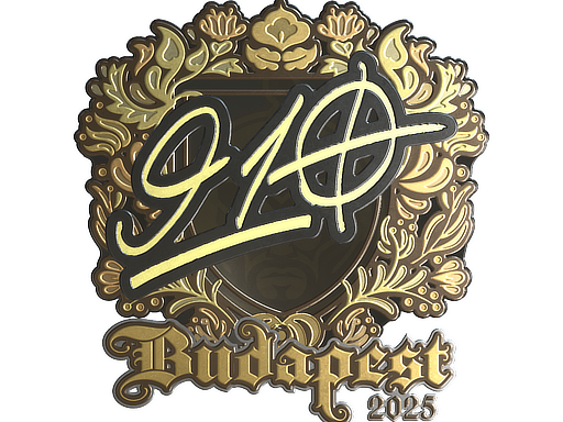 Sticker | 910 (Gold) | Budapest 2025