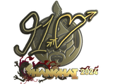 Artwork for Sticker | 910 (Gold) | Shanghai 2024